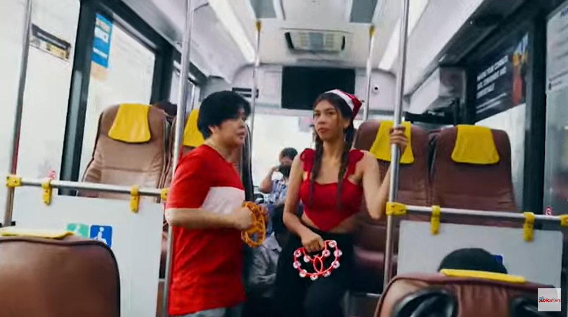 Herlene Budol and Sphencer Reyes surprise P2P passengers with early