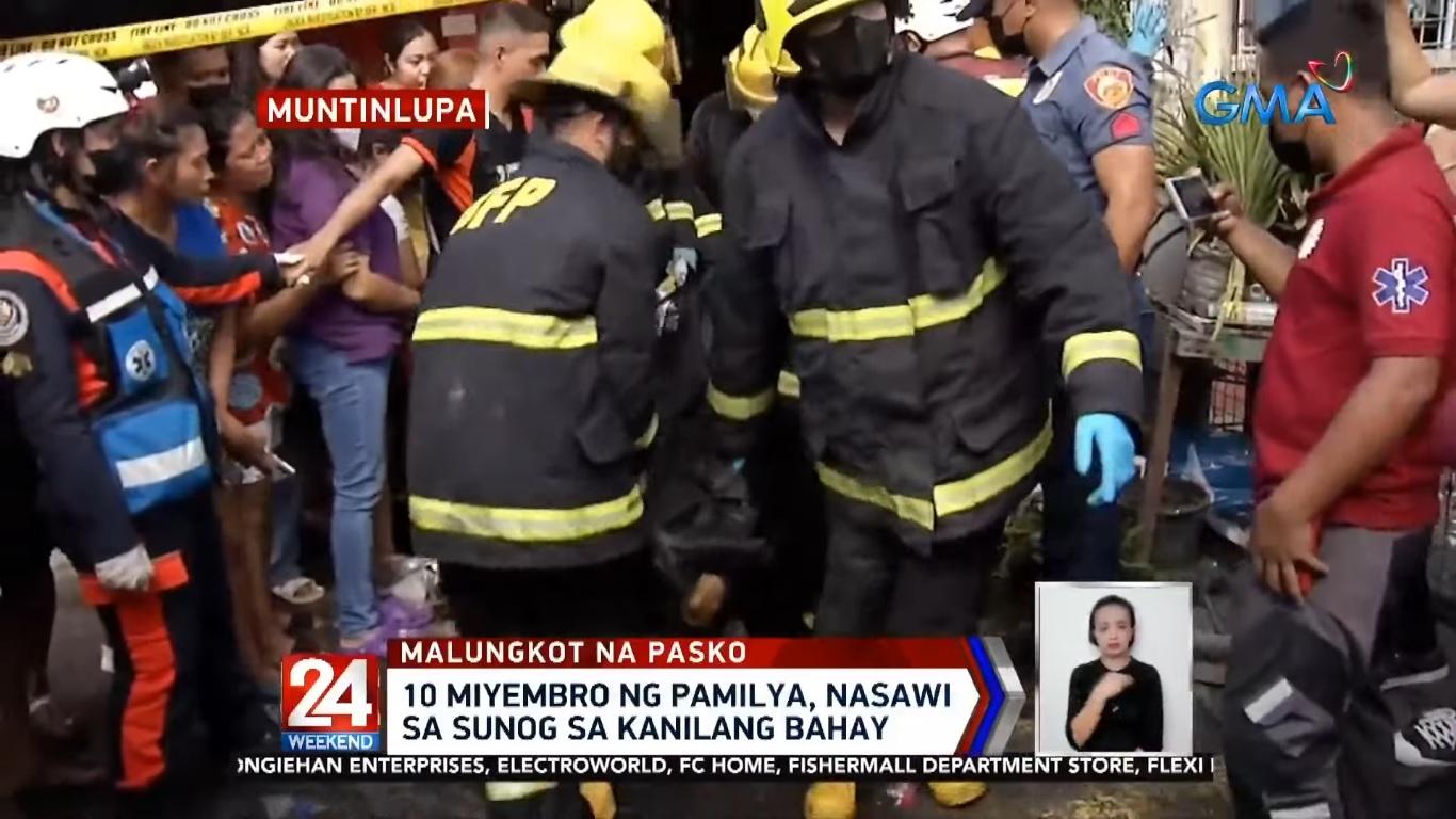 Family in Muntinlupa fire tragedy had just returned from Simbang Gabi, was preparing meal