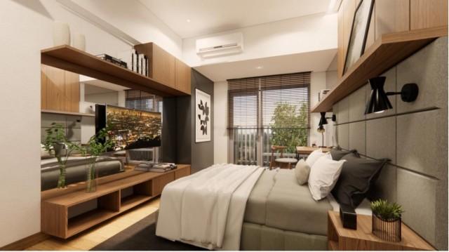 Master Bedroom of 1-Bedroom Unit at The Grand Midori Ortigas. Artistâ€™s Perspective.