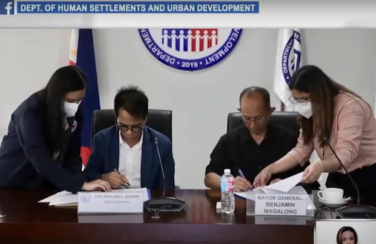 DHSUD, Baguio gov't sign MOU for housing project GMA News Online