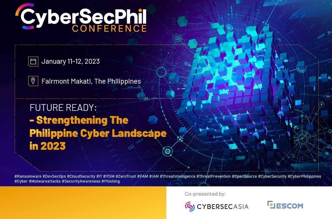 CyberSecPhil 2023 akan diadakan pada 11-12 Januari 2023