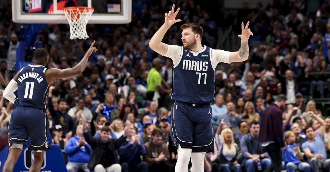 Luka Doncic stars in Mavericks’ rout of Heat