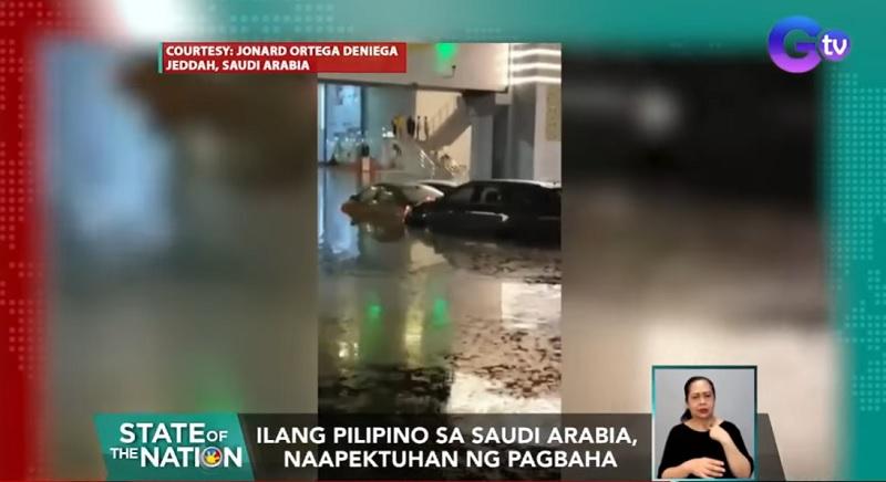 Some Filipinos affected by flooding in Saudi Arabia | GMA News Online