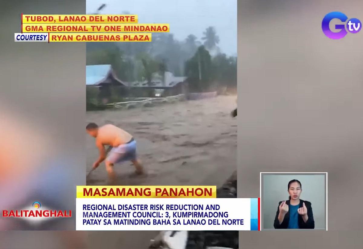 Wilayah Mindanao Utara mengonfirmasi 3 kematian akibat banjir