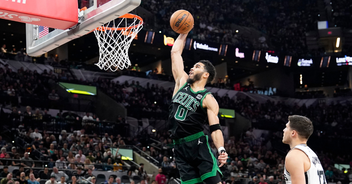 Jayson Tatum, Celtics hold off undermanned Spurs