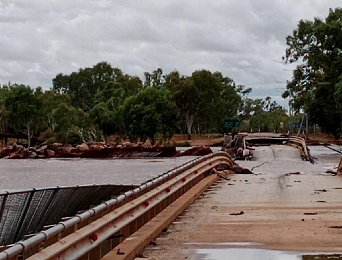 ‘Once in a century’ flood cuts off communities in northwestern Australia