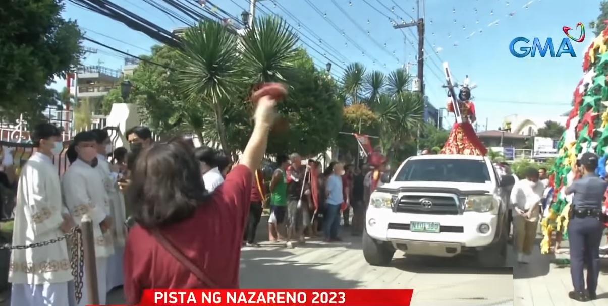 Devotees welcome Black Nazarene in churches ahead of feast day | GMA ...