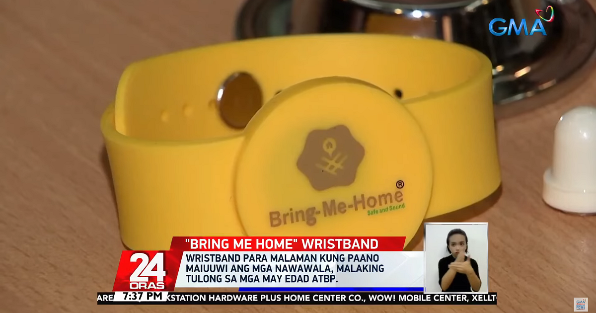 This ‘Bring Me Home’ wrist band makes it easier to find missing loved ones