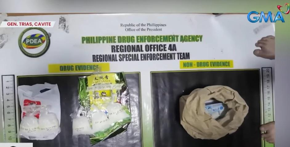 Sabu-sabu yang diduga senilai P3,4M disita dalam operasi penggerebekan di Cavite