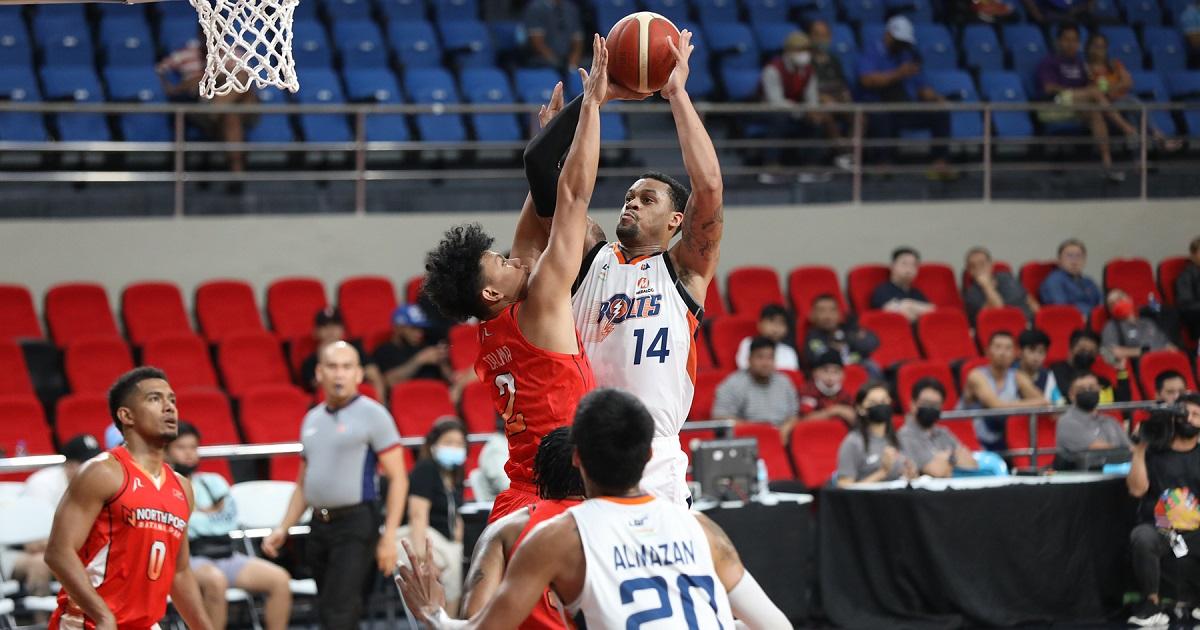 KJ McDaniels posts 32 points, 22 rebounds as Meralco weathers late NorthPort rally