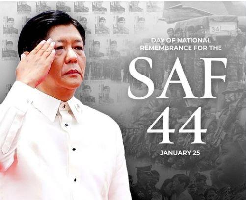 Marcos honors SAF 44 on 8th anniversary of Mamasapano clash