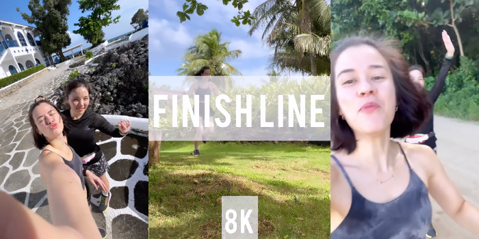 Valeen Montenegro and Dasuri Choi ran a crazy 8km across Balesin island