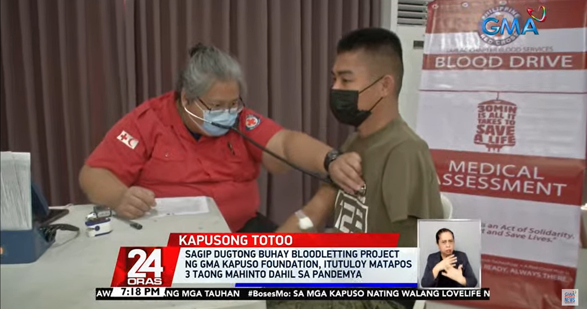 GMA Kapuso Foundation’s blood donation project resumes after 3 years