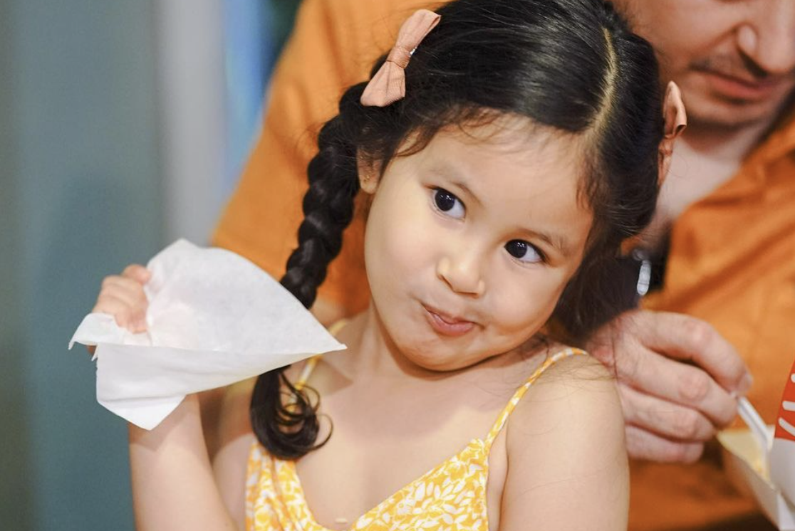 Rochelle Pangilinan and Arthur Solinap's daughter Shiloh is the spunkiest little girl at 4th birthday party 