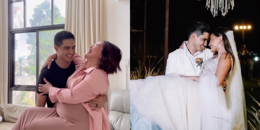 JUANCHO AND JOYCE RECREATE WEDDING PHOTOS