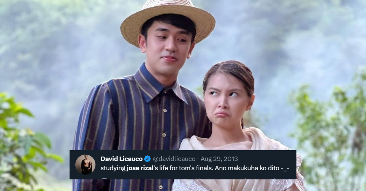 Tweet lama David Licauco tentang Rizal muncul kembali, mengungkapkan bahwa dia sama seperti Klay