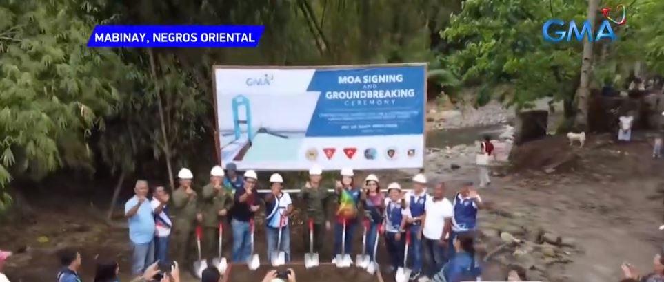 Mabinay, Negros Oriental to get 50-meter bridge from GMA Kapuso Foundation