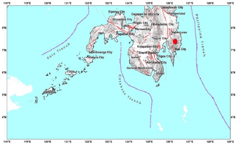 Gempa berkekuatan 5,2 mengguncang Davao de Oro