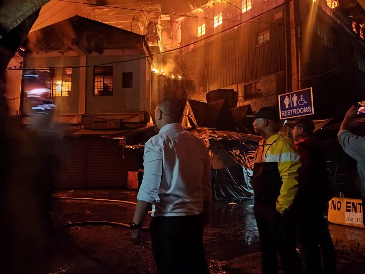 Baguio City Public Market hit by fire