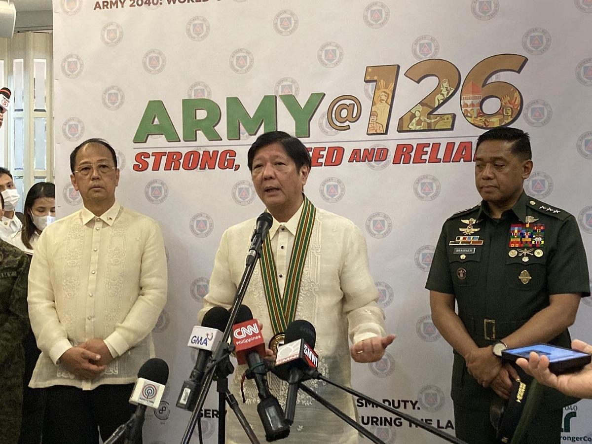 Pres. Marcos graces 126th PH Army founding anniversary ...