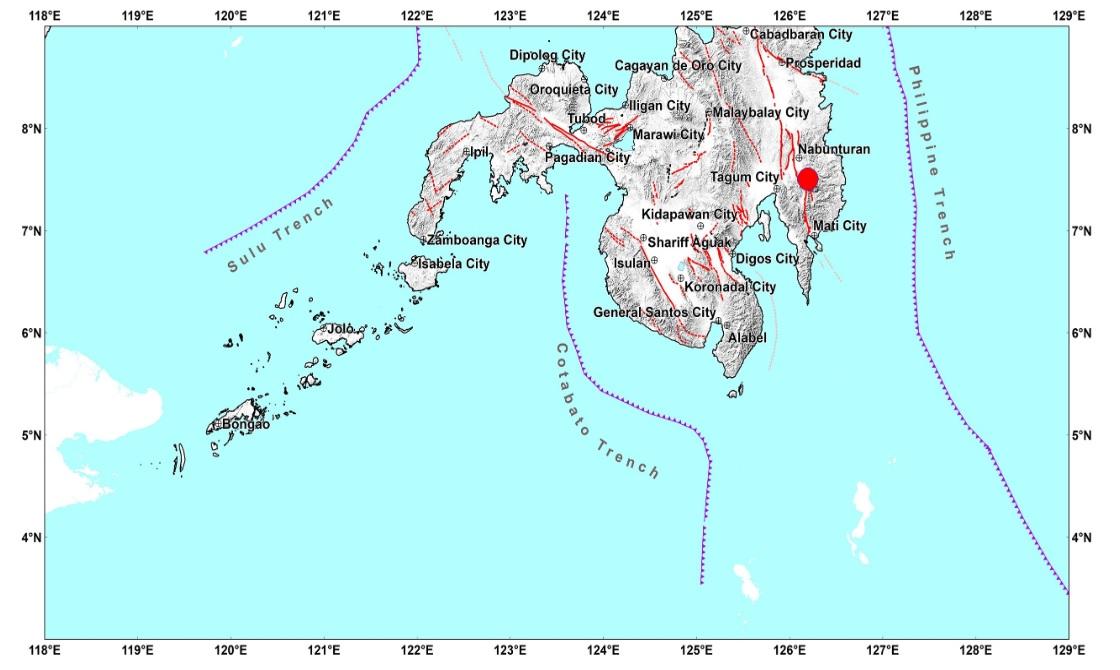 Magnitude 5.9 earthquake hit Davao de Oro, PHIVOLCS says