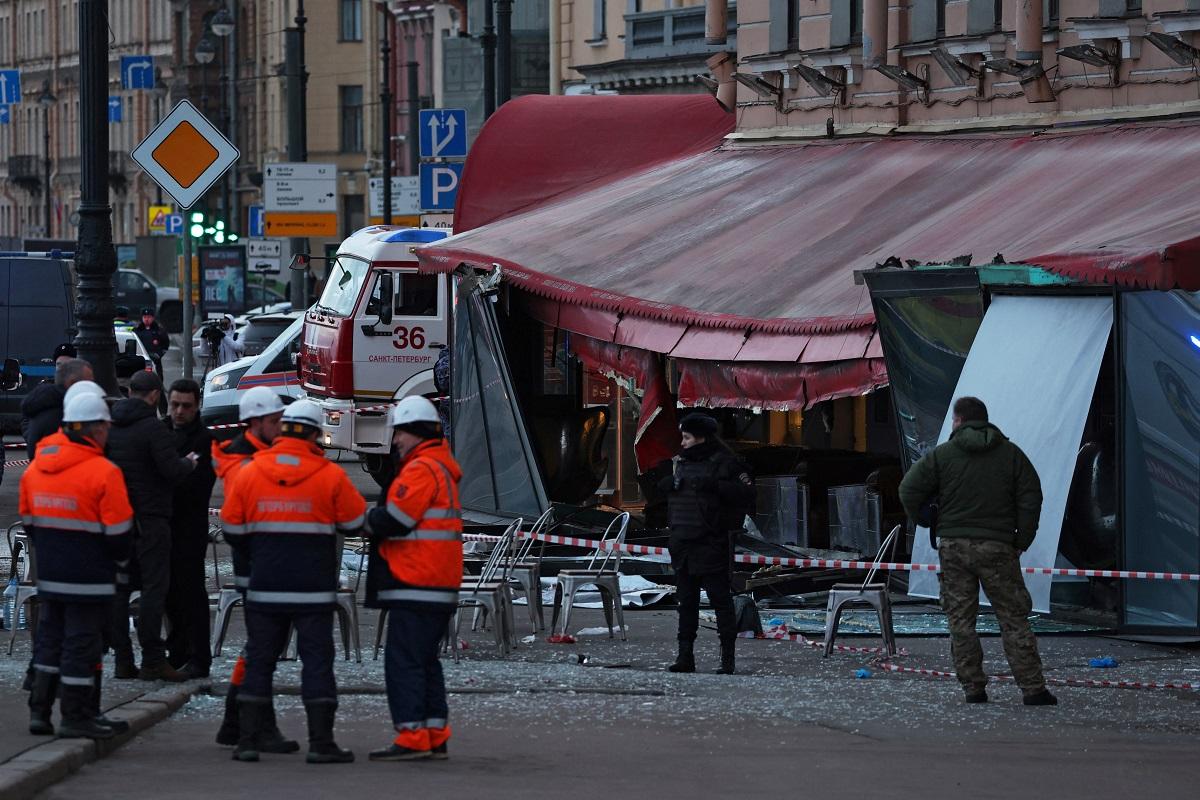 Russian military blogger killed in St. Petersburg bomb blast