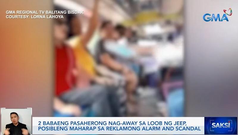 2 wanita di Cebu dapat menghadapi dakwaan karena berkelahi di dalam jip penumpang