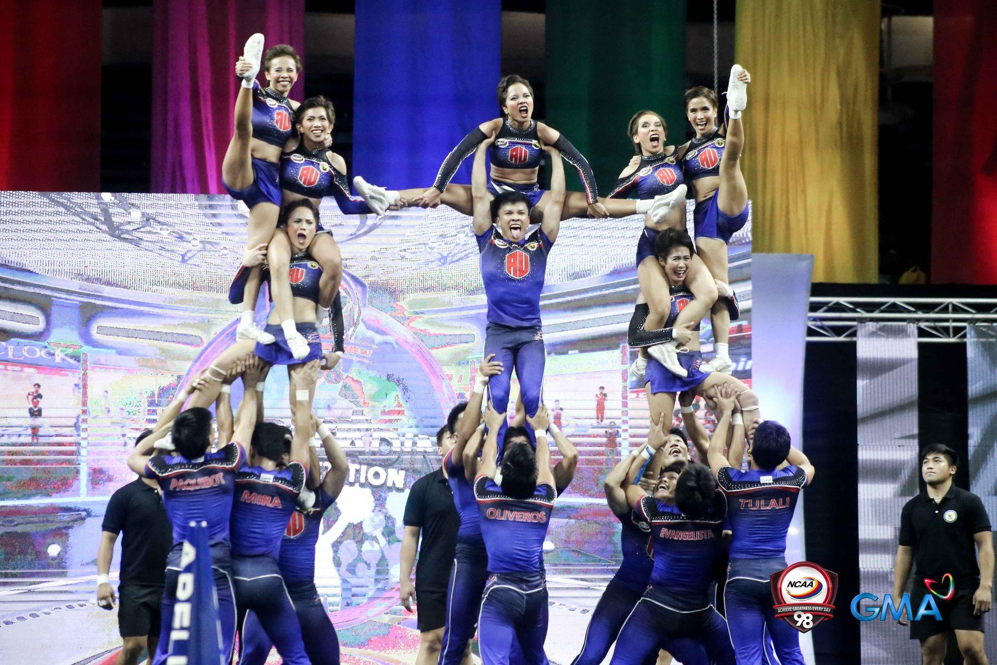 Arellano completes fourpeat in NCAA Cheerleading Competition