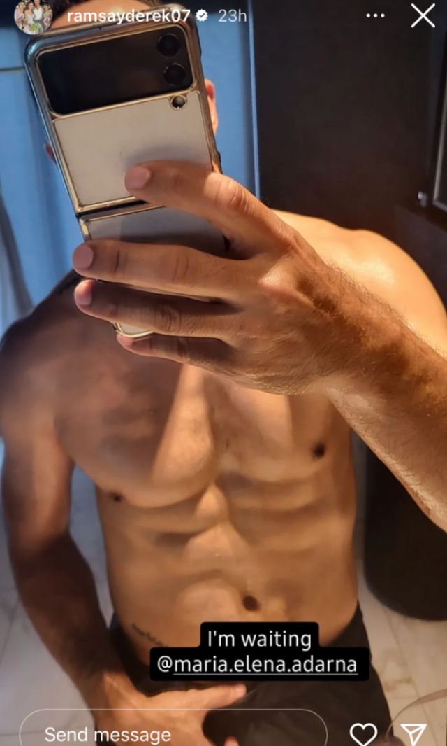 Derek Ramsay Posts Thirst Trap Abs Photo For Wife Ellen Adarna Im Waiting Gma News Online