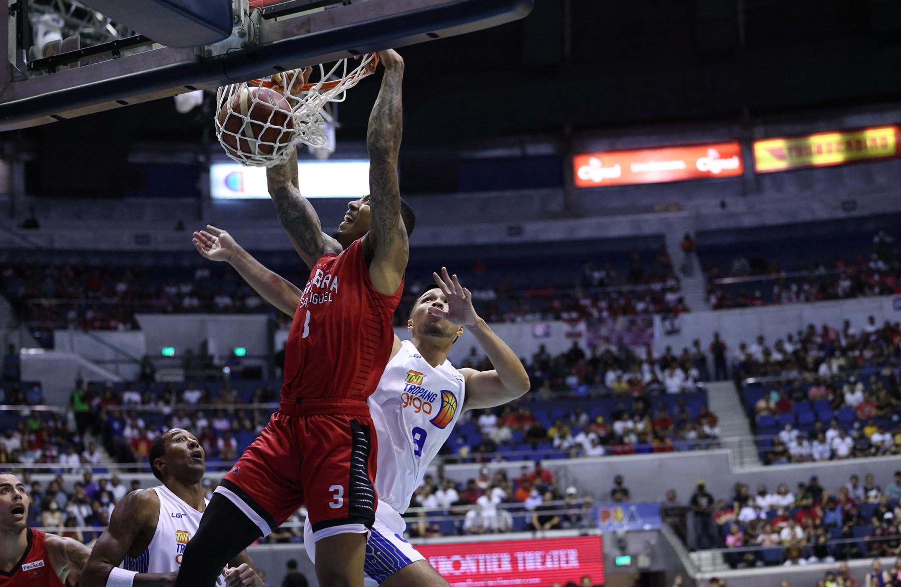 Barangay Ginebra draws first blood against TNT in Govs Cup finals