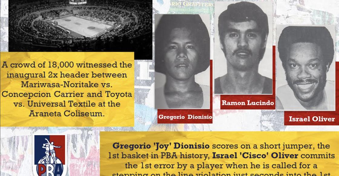 Who scored the first basket in the PBA and other league firsts