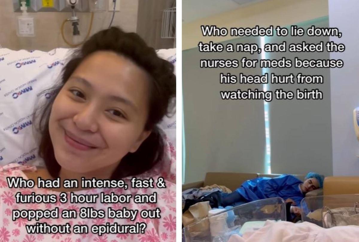 Joyce Pring gives birth, pokes fun at Juancho Triviño for looking more tired than her