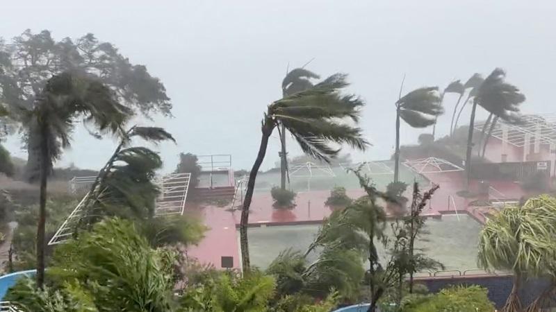 Super Typhoon Mawar hits Guam with Category 4 winds, rain