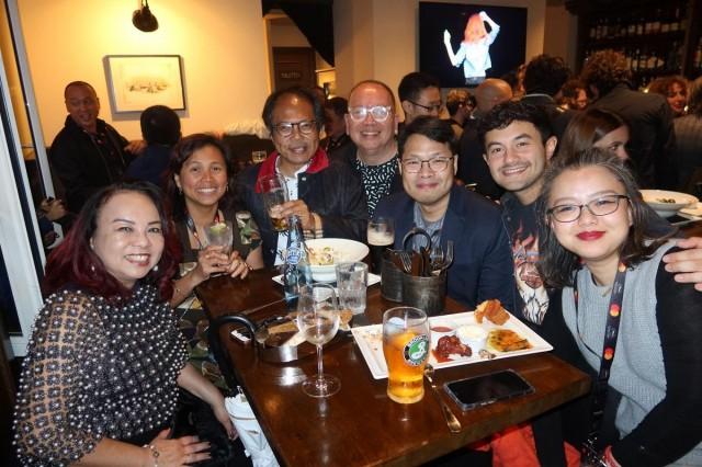 Filipinos at the Philippine Cinema Night event of the FDCP. Photo by Janet Susan R. Nepales