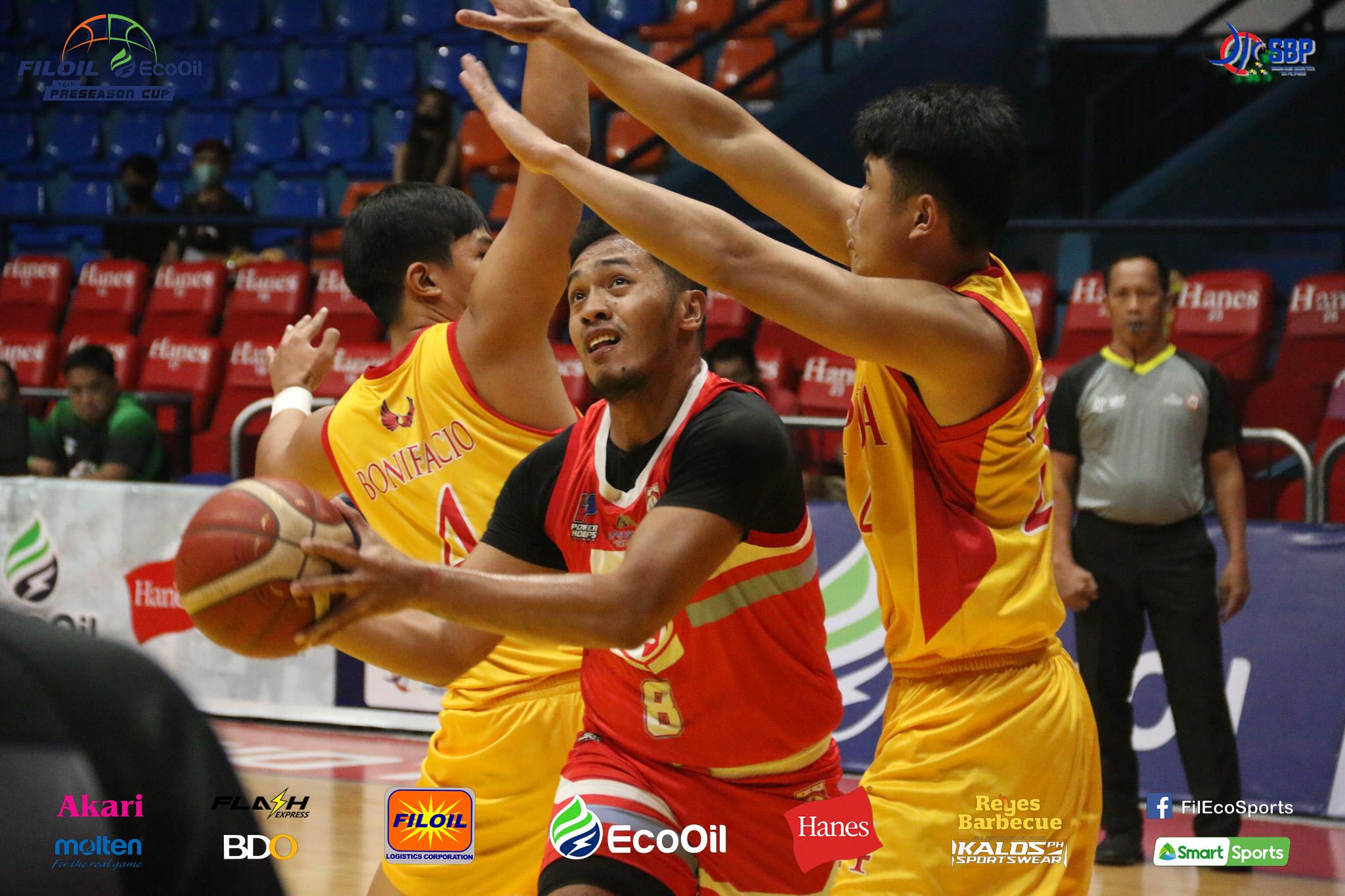 EAC, Perpetual eke out wins against Mapua, JRU in Filoil preseason tilt