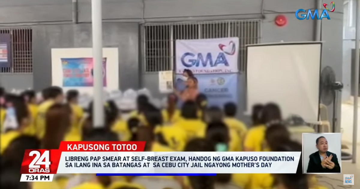 200 female PDLs, 100 moms receive free pap smears, breast exams from GMA Kapuso Foundation