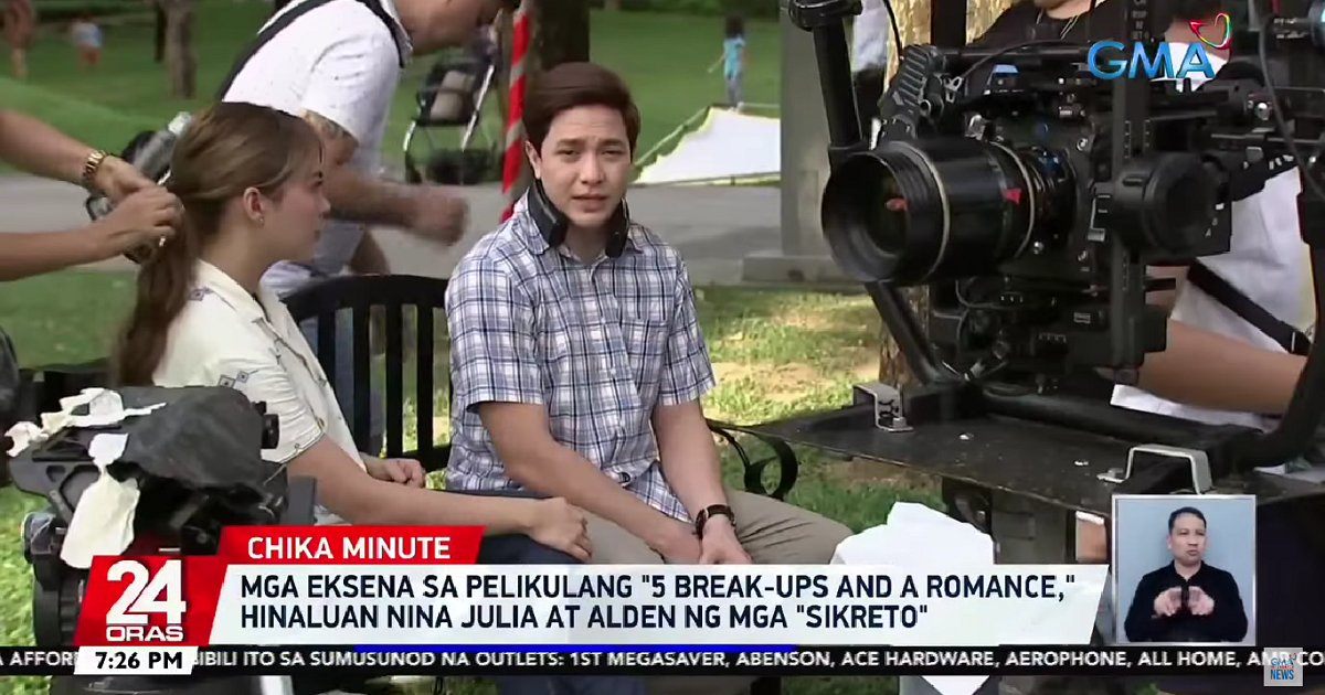 Alden Richards, Julia Montes wrap up filming for 'Five Break-ups and a Romance' thumbnail