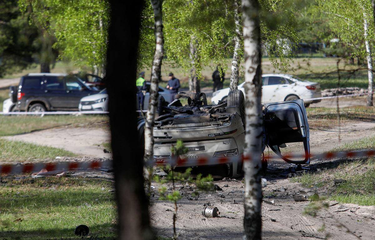 Russia blames Ukraine, US for car bomb that wounded writer