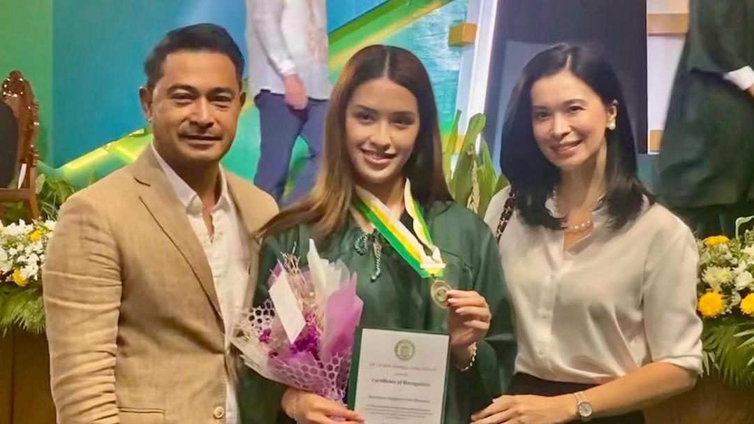 Cesar Montano and Sunshine Cruz with their daughter Sam