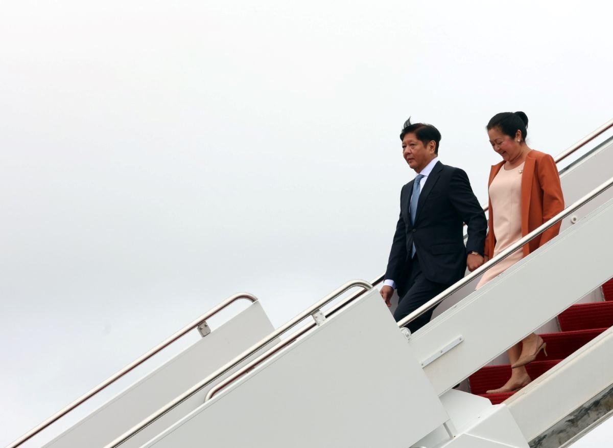 Marcos arrives in Washington for official visit