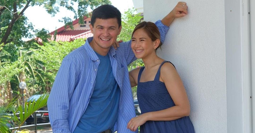 Matteo Guidicelli can't stop greeting Sarah Geronimo in 'Unang Hirit' debut