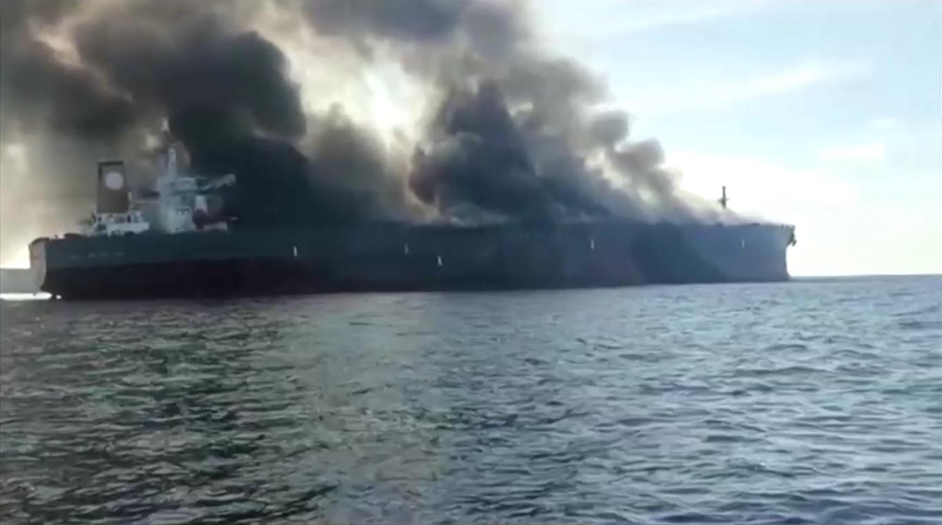 3 Crew Missing After Blaze On Aging Tanker Off Malaysia | GMA News Online