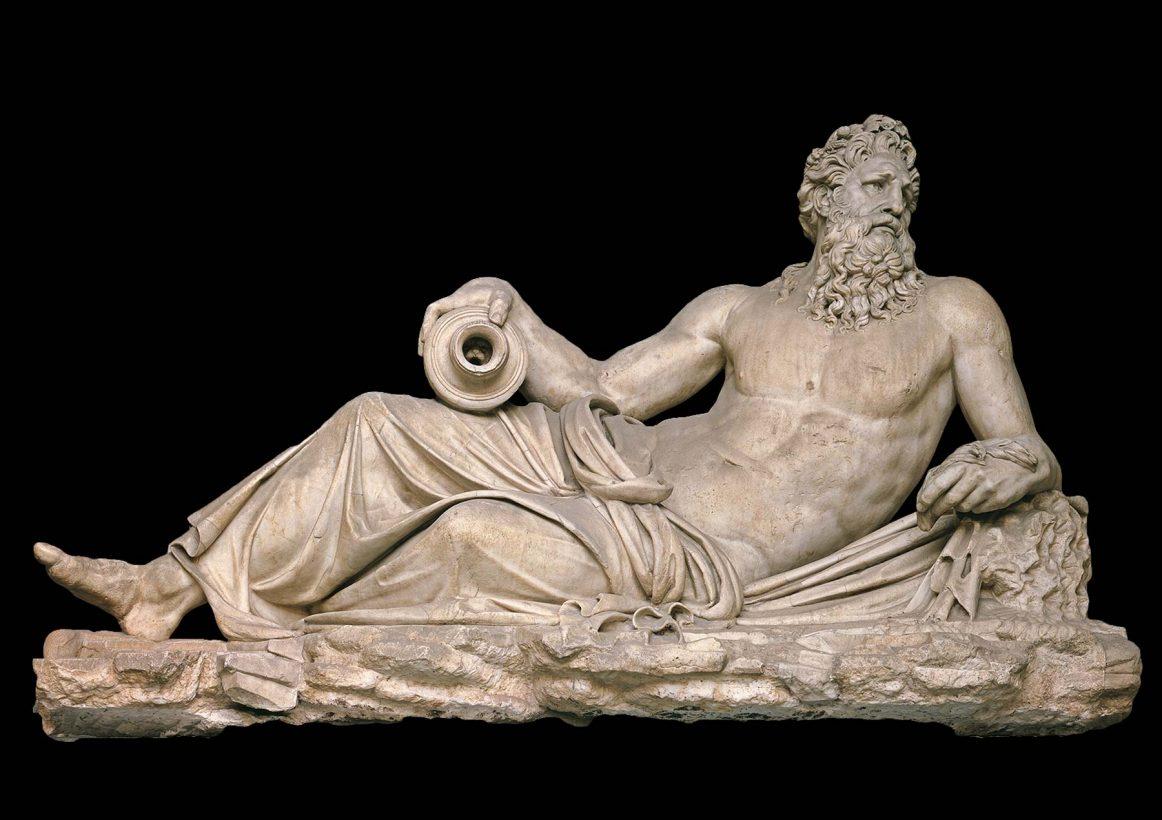 River god (Arno) in the Pio Clementino Museum. Photo from Vatican Museums (museivaticani.va)
