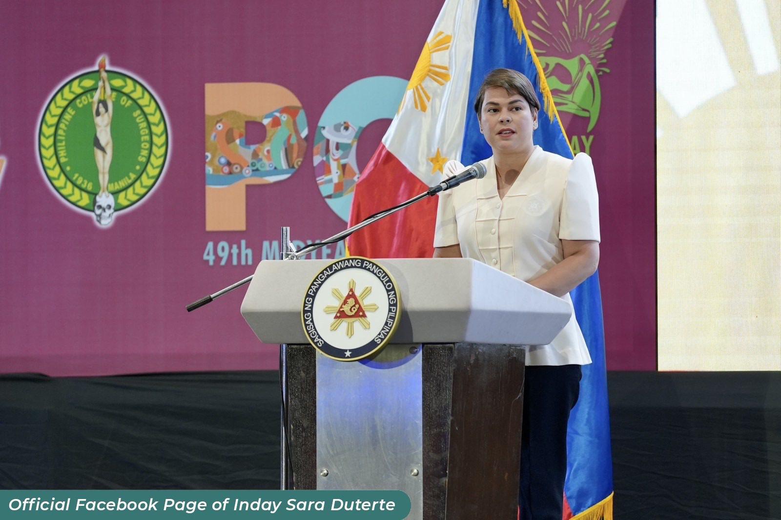 VP Sara stresses need for better public health in Philippines