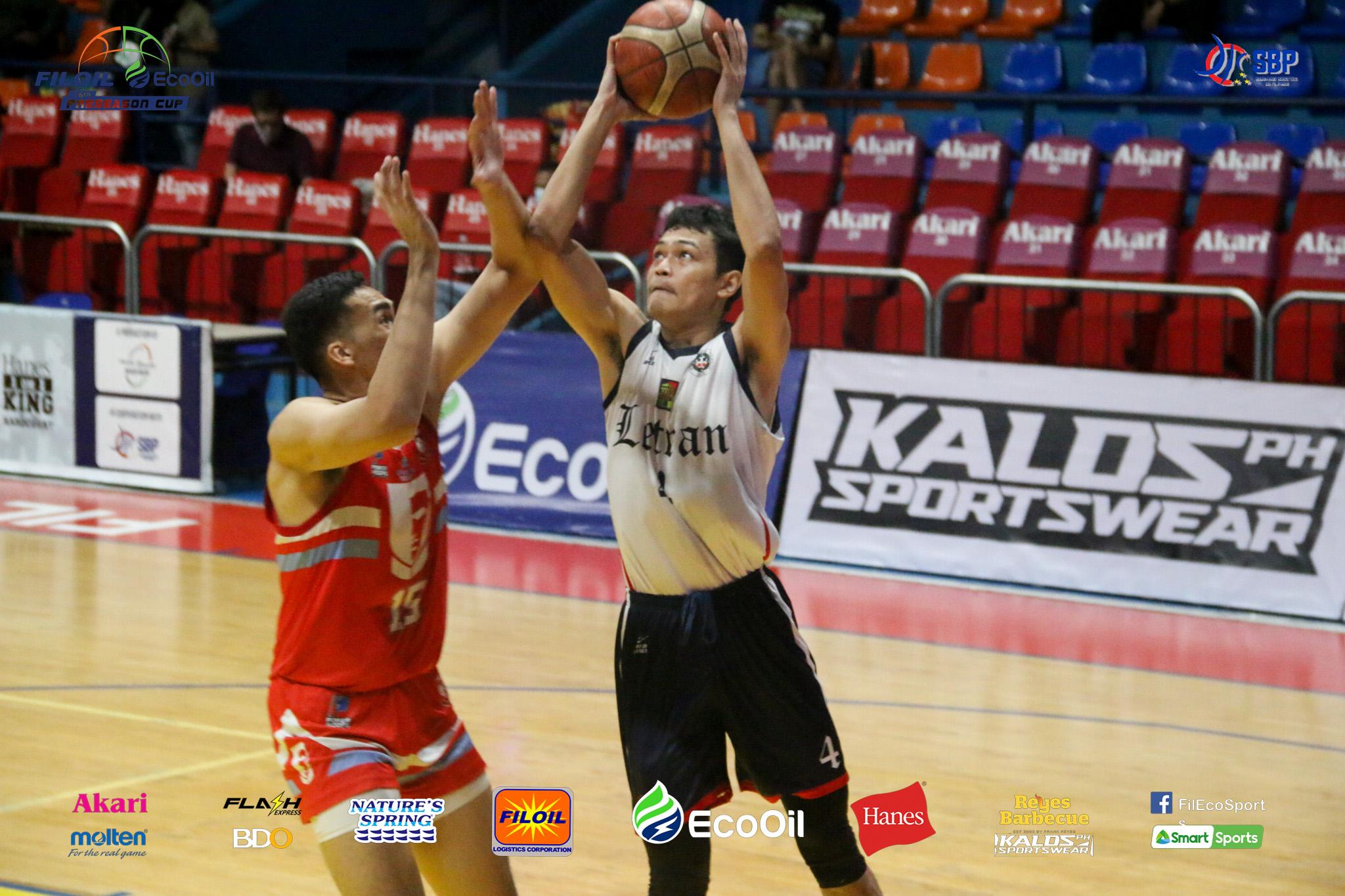 Kevin Santos saves day as Letran turns back EAC in FilOil tilt