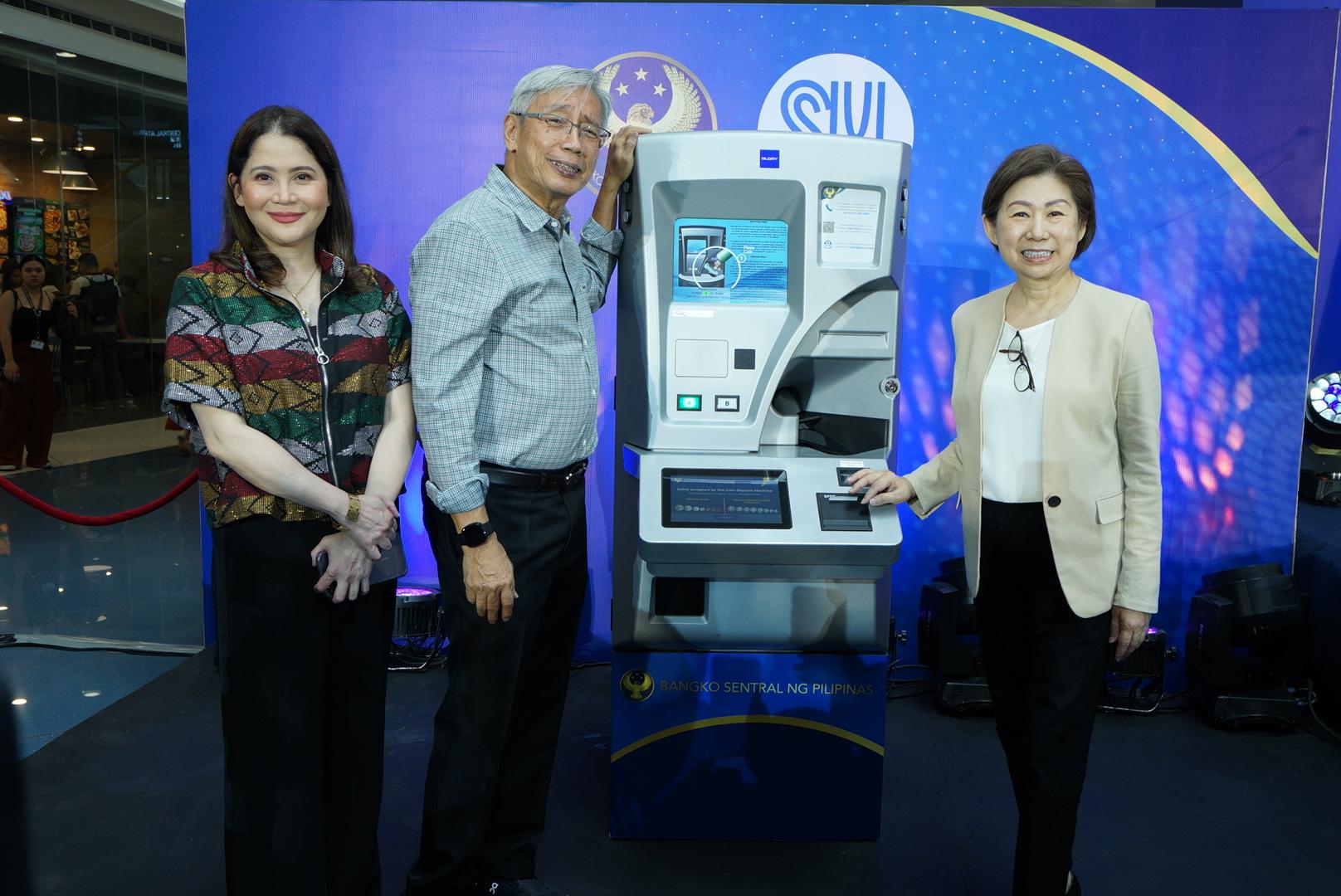 BSP and SM Store inaugurate first coin deposit machines