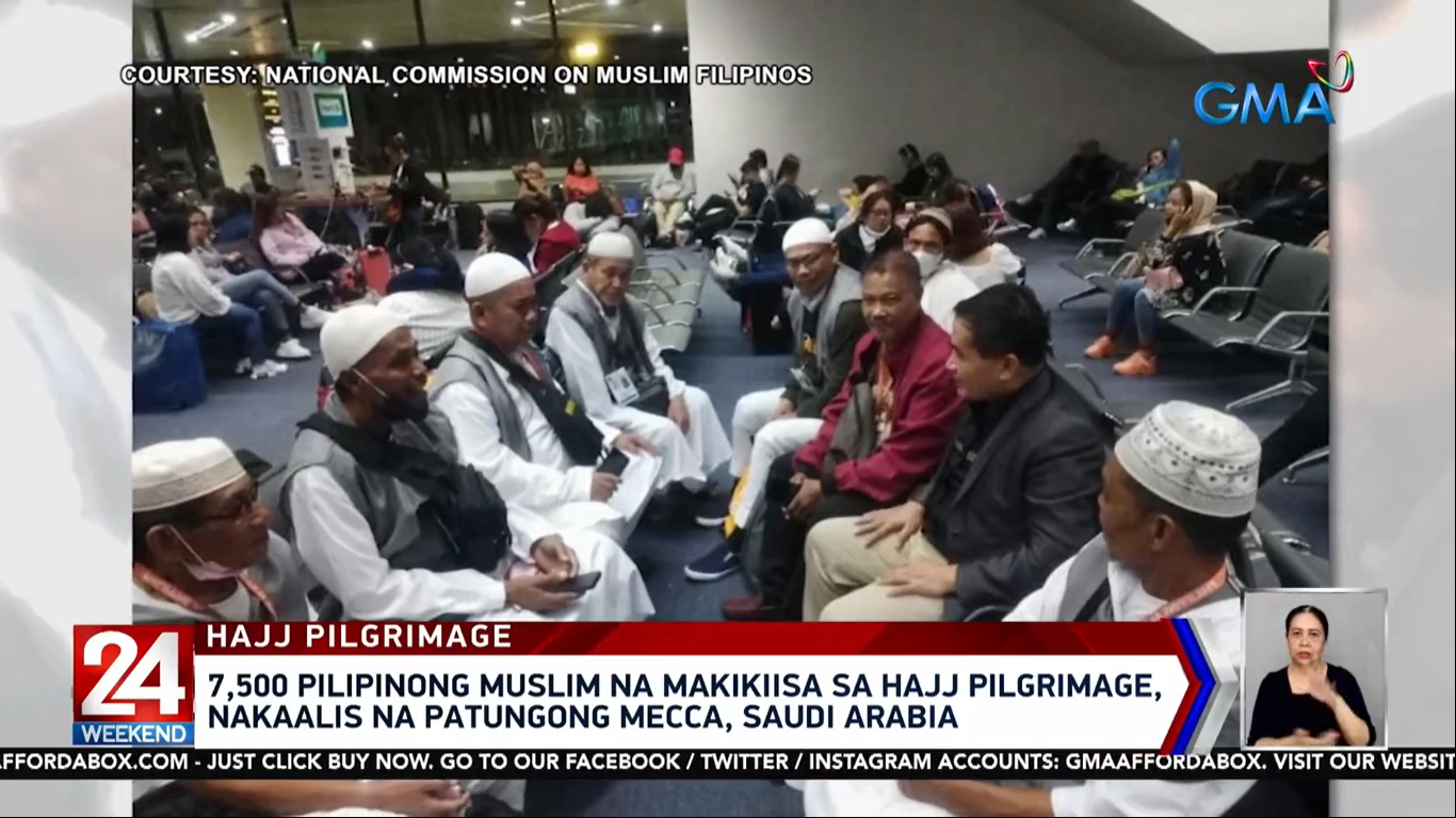 7,500 Filipino Muslims travel to Saudi Arabia for hajj