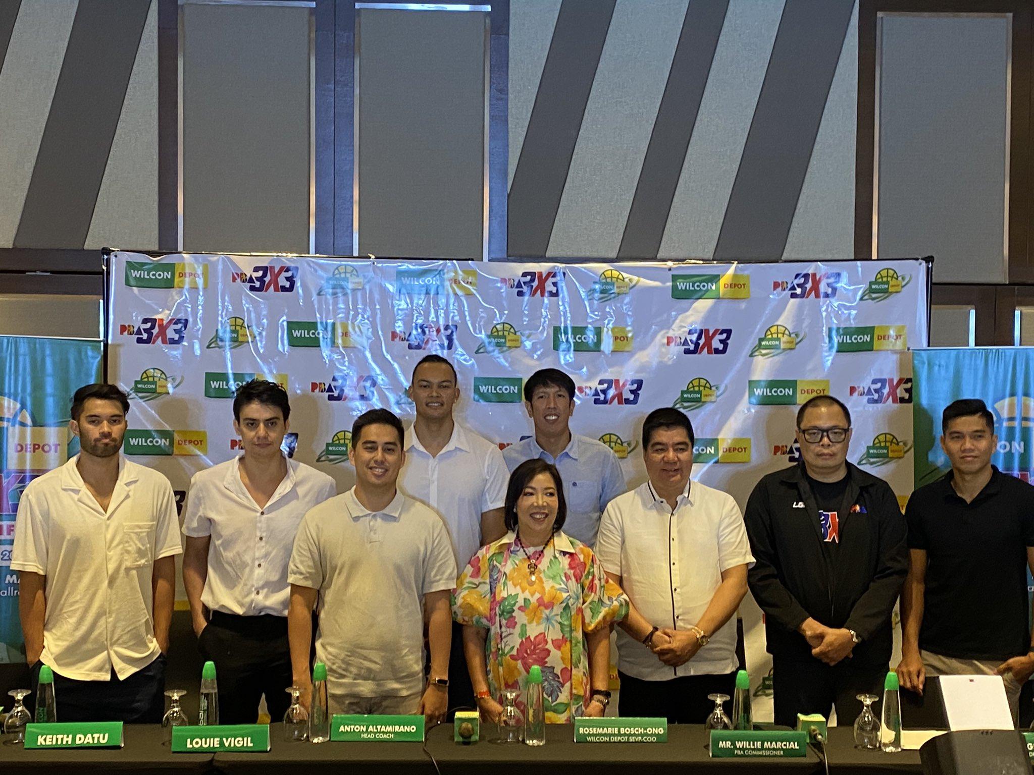 Wilcon Depot launches PBA 3×3 team