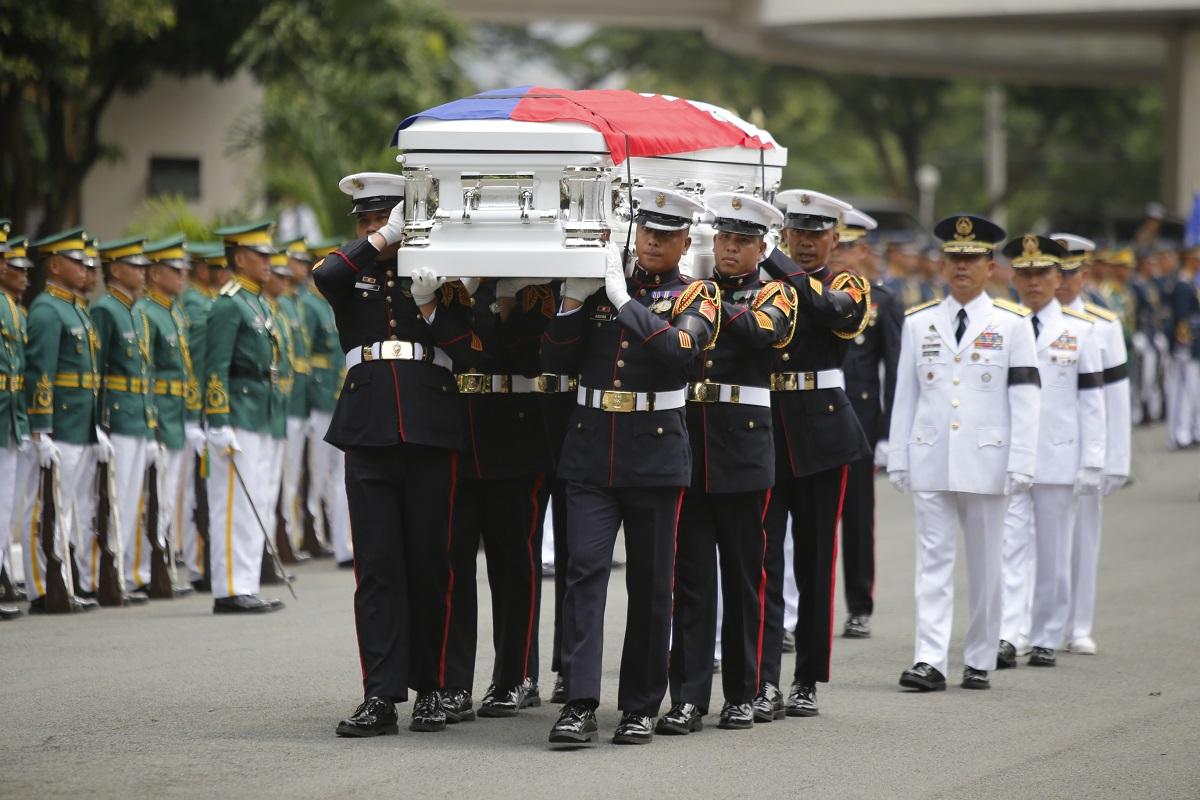 Ex-Senator Pong Biazon laid to rest at Libingan ng mga Bayani