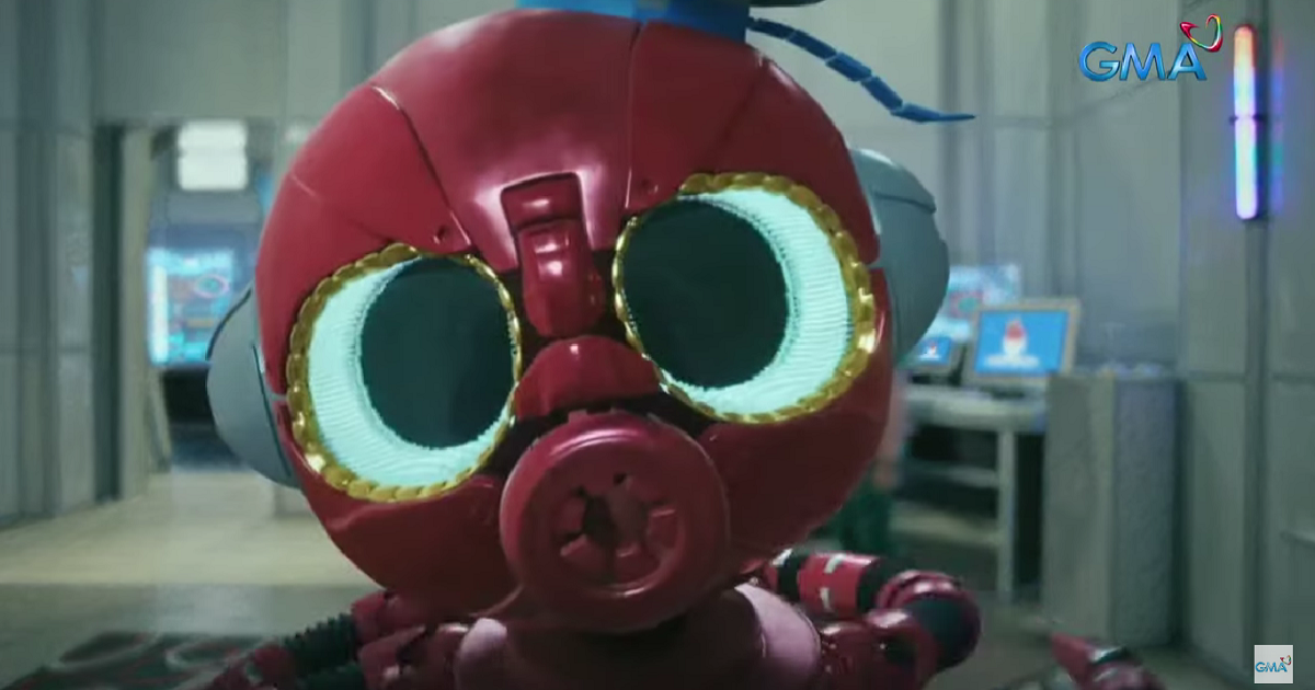 Octo-1, the little red octopus robot from 'Voltes V: Legacy'